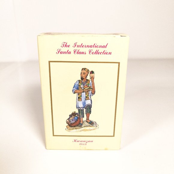 NOS Kwanzaa Africa 1994 International Santa Claus Collection Figurine - Picture 1 of 5